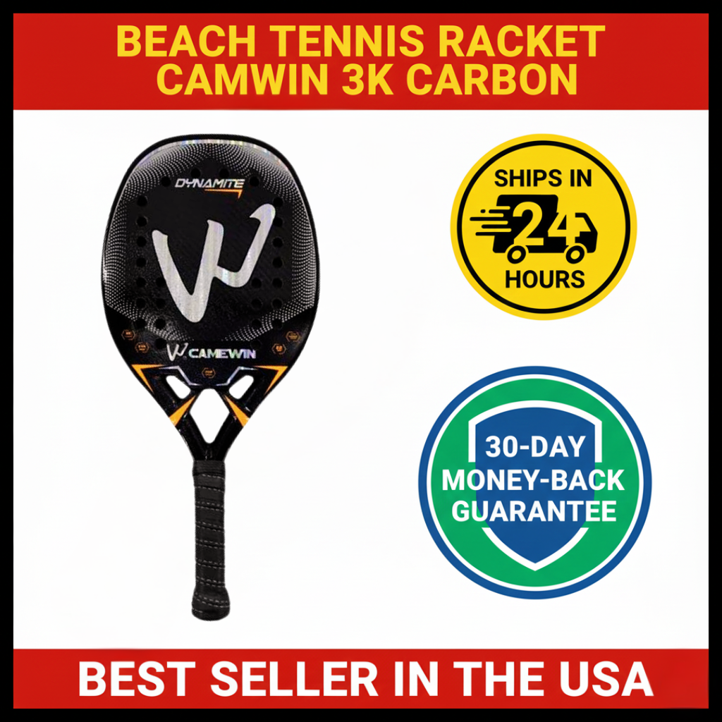 The new 3k carbon Beach tennis racket Full carbon fiber CAMEWIN