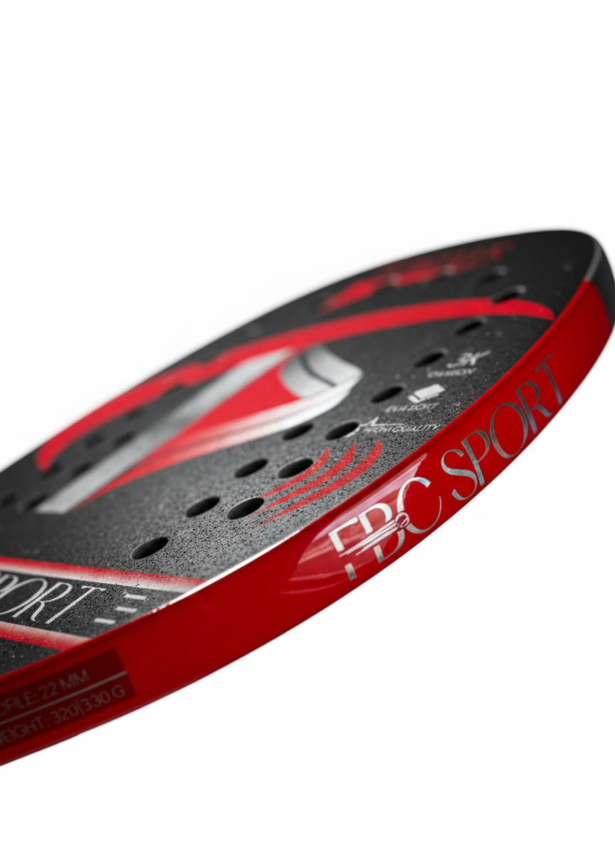 Beach Tennis Racket 3k 100% Carbon. Professional Line 2026 FBC SPORT