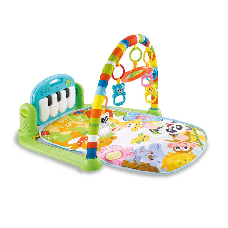 Baby Fitness Stand Music Play Gym Activity Toys Newborn Piano Crawling Blanket Pedal Game Pad Early Education 0-36 Months Gifts