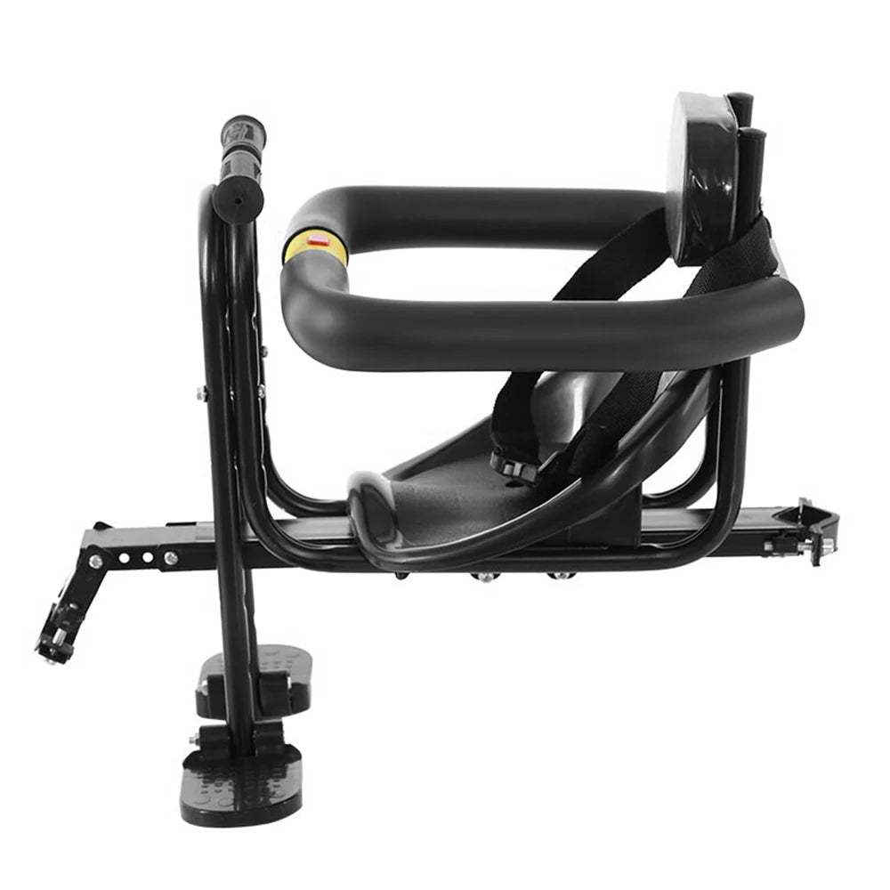 Lixada Front Bicycle Seat Child Safety Child Saddle with Pedals and Support for MTB Road Bike Comfortable Bike Saddle