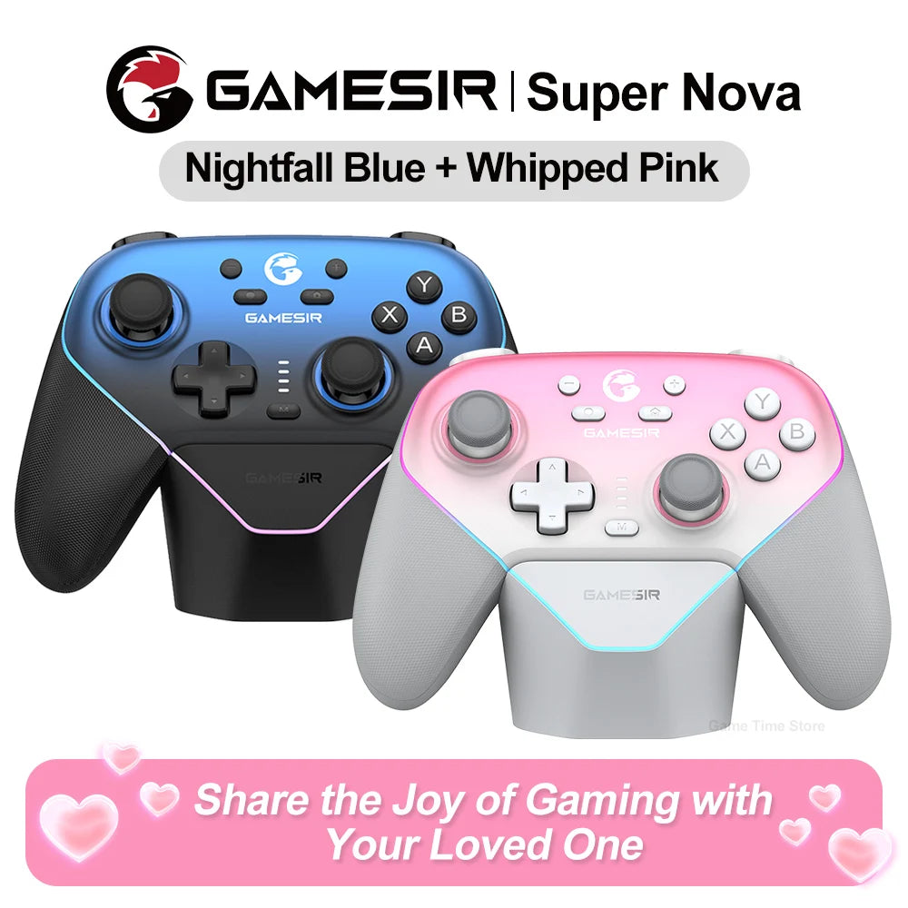 Gamesir Super Nova Wireless Controller T4N Nova Pro Bluetooth Gamepad Hall Effect Joysticks for PC Nintendo Switch Android iOS