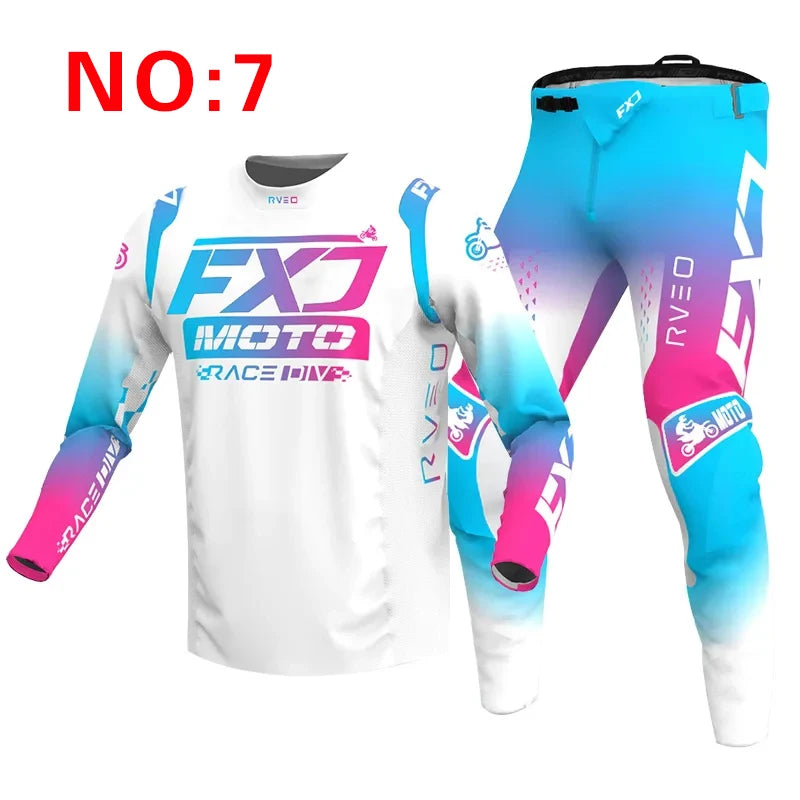 motocross child set MX Jersey and Pants kids children Set Dirt Bike MTB DH UTV Enduro Gear Combo Off Road Youth Racing Suit