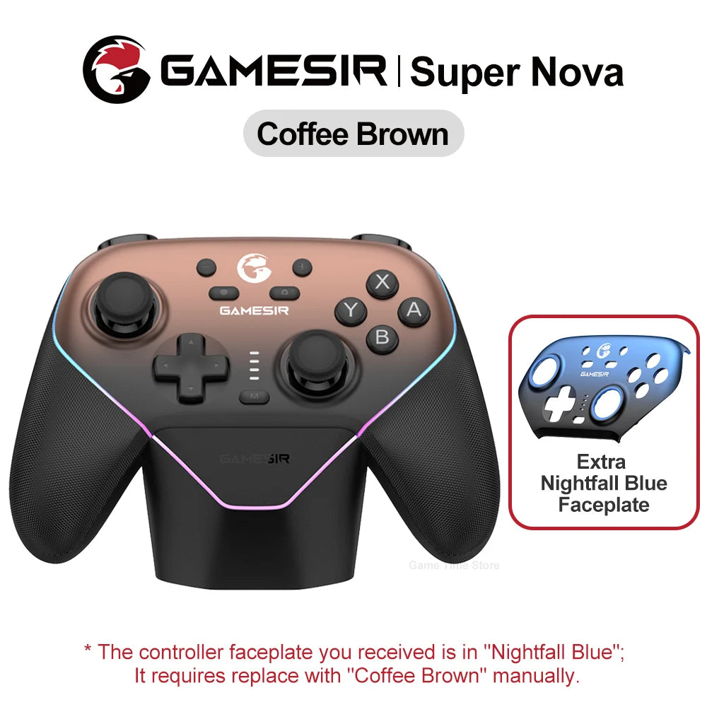 Gamesir Super Nova Wireless Controller T4N Nova Pro Bluetooth Gamepad Hall Effect Joysticks for PC Nintendo Switch Android iOS