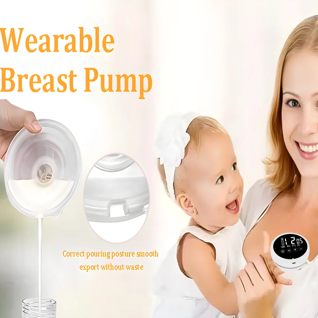 Wearable Breast Pump Electric Painless Double-sided Fully Automatic Integrated Hands-free Breast Collector Breastfeeding