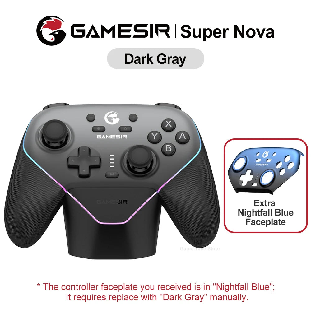 Gamesir Super Nova Wireless Controller T4N Nova Pro Bluetooth Gamepad Hall Effect Joysticks for PC Nintendo Switch Android iOS