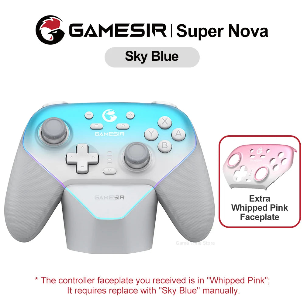 Gamesir Super Nova Wireless Controller T4N Nova Pro Bluetooth Gamepad Hall Effect Joysticks for PC Nintendo Switch Android iOS