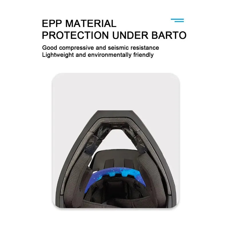 Yoloon EN1078 Outdoor Sports Custom Full Face MTB Bike Helmet Enduro Aullt Unisex Protection Downhill Full Face Bike Helmet