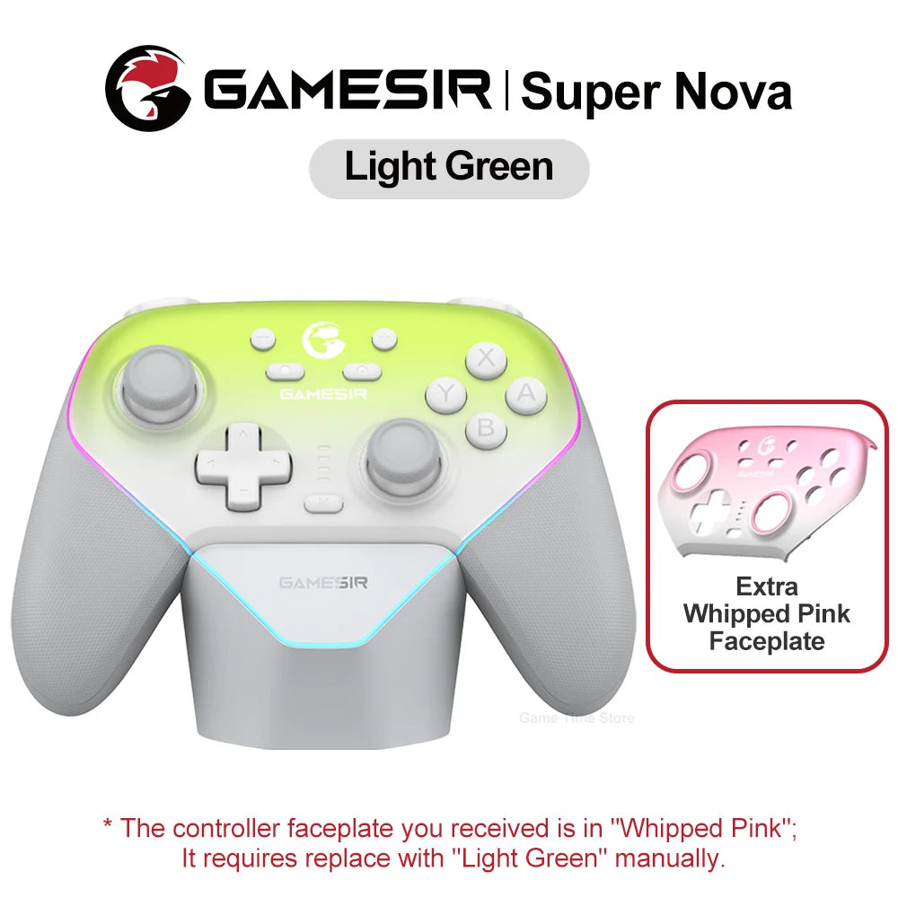 Gamesir Super Nova Wireless Controller T4N Nova Pro Bluetooth Gamepad Hall Effect Joysticks for PC Nintendo Switch Android iOS