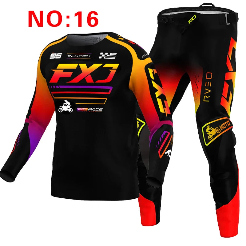 motocross child set MX Jersey and Pants kids children Set Dirt Bike MTB DH UTV Enduro Gear Combo Off Road Youth Racing Suit