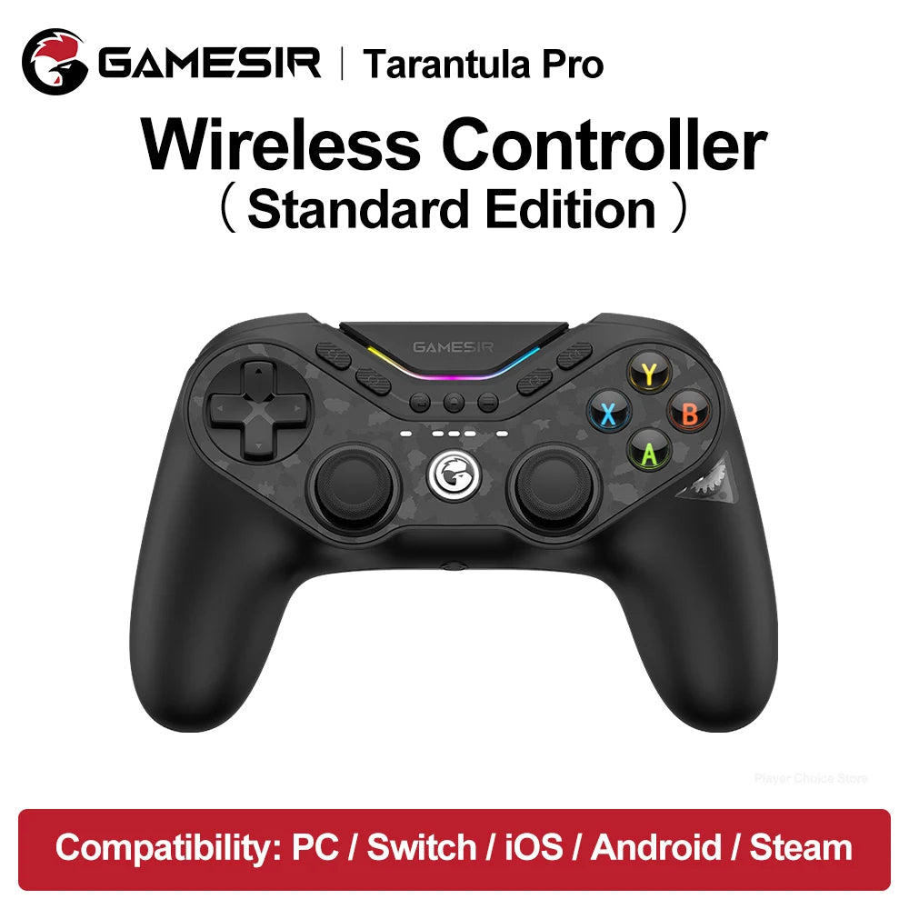 GameSir Tarantula Pro Gamepads PC for Nintendo Switch 2 Switch Android iOS TMR Hall sticks NFC 6 axis Gyro 9 Programmable Button