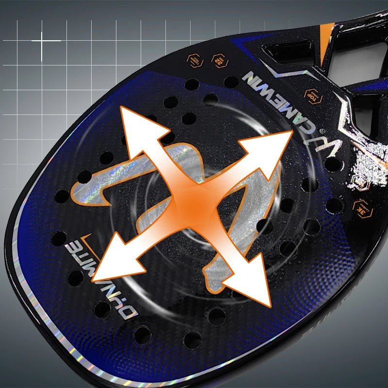 The new 3k carbon Beach tennis racket Full carbon fiber CAMEWIN