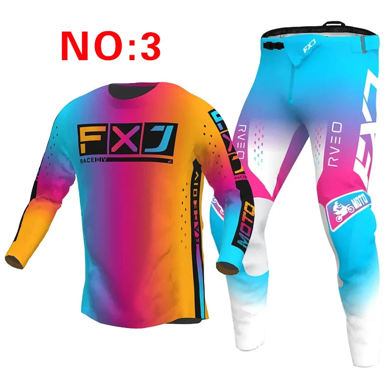 motocross child set MX Jersey and Pants kids children Set Dirt Bike MTB DH UTV Enduro Gear Combo Off Road Youth Racing Suit