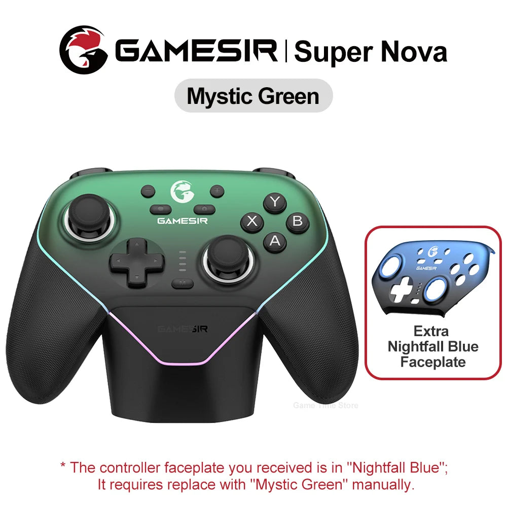 Gamesir Super Nova Wireless Controller T4N Nova Pro Bluetooth Gamepad Hall Effect Joysticks for PC Nintendo Switch Android iOS
