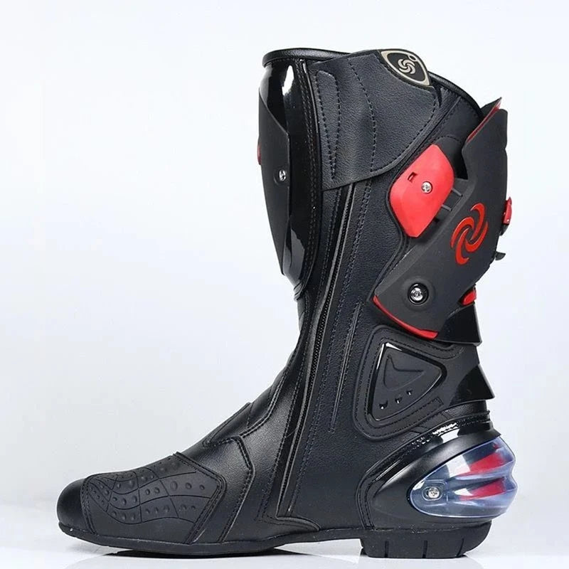 PRO-BIKER Motocross Boots Bikes Motorcycle Boots Shoes for Men Protection Motorbike Riding Motorcycle Shoes