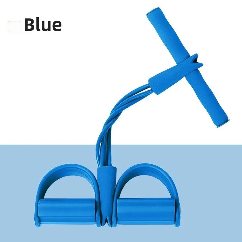 Thickened Foot Pedal Resistance Band Yoga Fitness Equipment Women's Home Exercise Rope Abdominal Muscle Builder