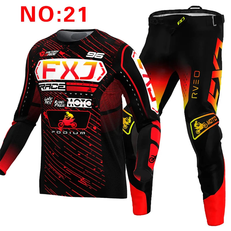 motocross child set MX Jersey and Pants kids children Set Dirt Bike MTB DH UTV Enduro Gear Combo Off Road Youth Racing Suit