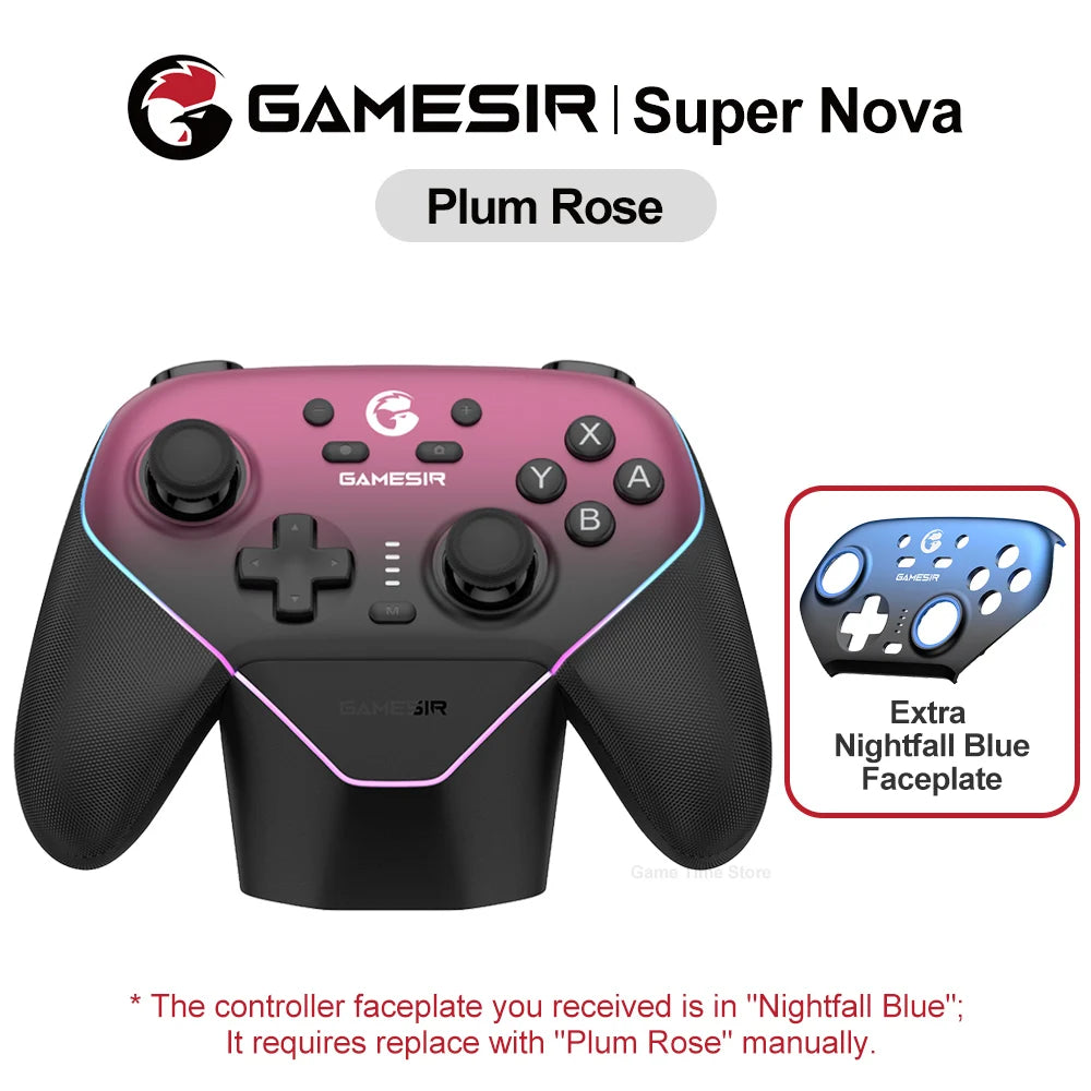 Gamesir Super Nova Wireless Controller T4N Nova Pro Bluetooth Gamepad Hall Effect Joysticks for PC Nintendo Switch Android iOS