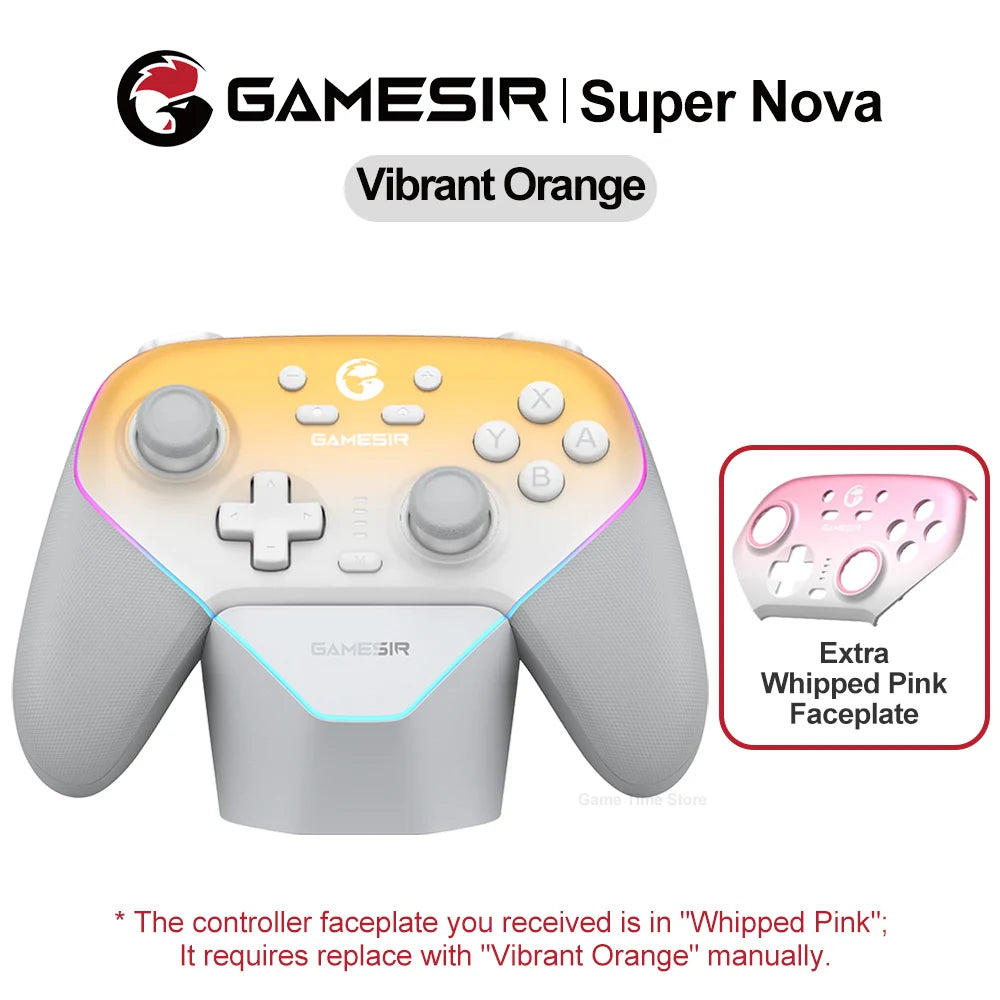 Gamesir Super Nova Wireless Controller T4N Nova Pro Bluetooth Gamepad Hall Effect Joysticks for PC Nintendo Switch Android iOS