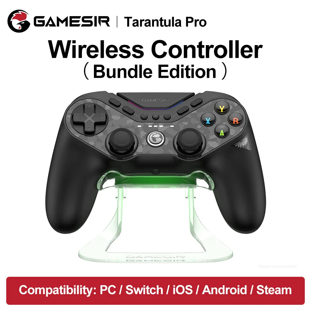 GameSir Tarantula Pro Gamepads PC for Nintendo Switch 2 Switch Android iOS TMR Hall sticks NFC 6 axis Gyro 9 Programmable Button