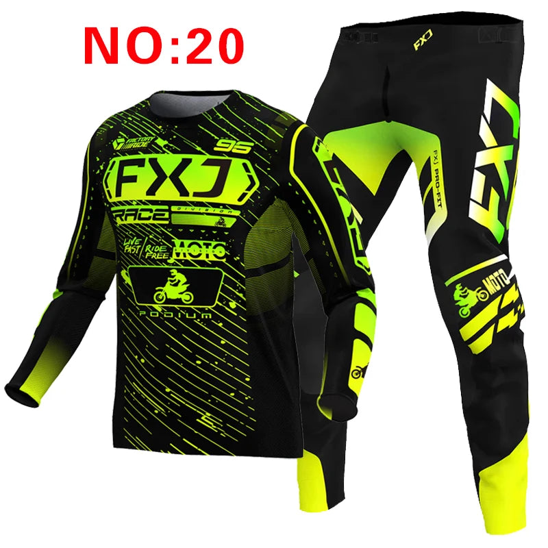 motocross child set MX Jersey and Pants kids children Set Dirt Bike MTB DH UTV Enduro Gear Combo Off Road Youth Racing Suit