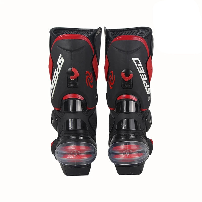 PRO-BIKER Motocross Boots Bikes Motorcycle Boots Shoes for Men Protection Motorbike Riding Motorcycle Shoes