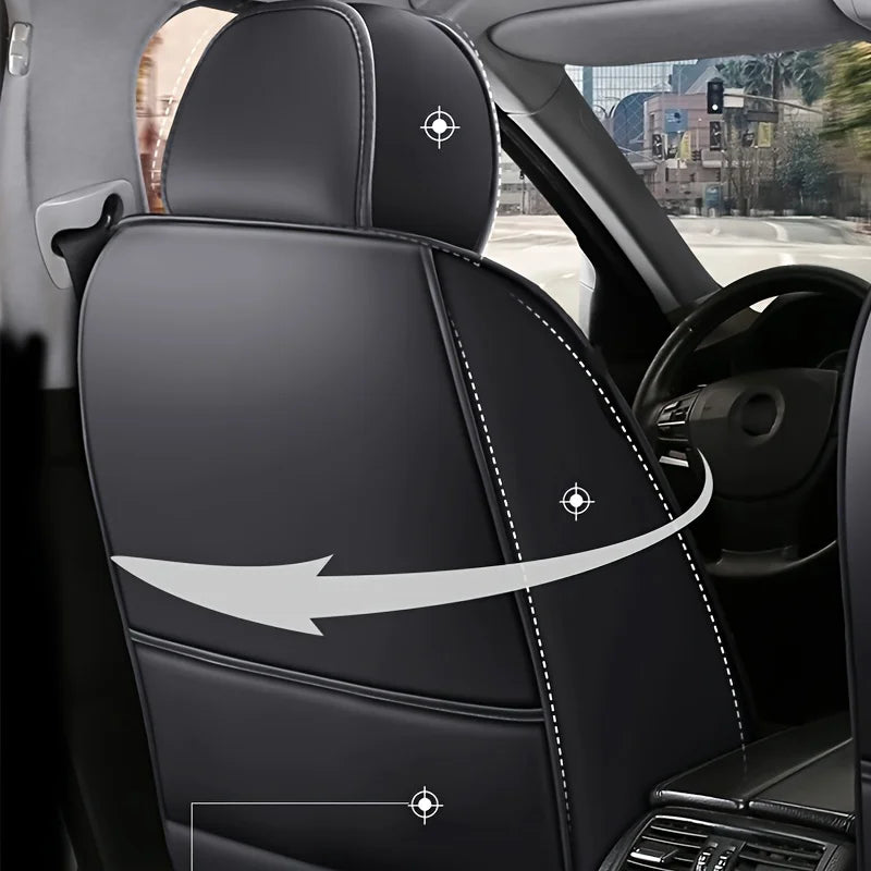 All inclusive seat cover, full leather car seat cushion, Driver's seat cover or passenger seat cover, all season universal pad