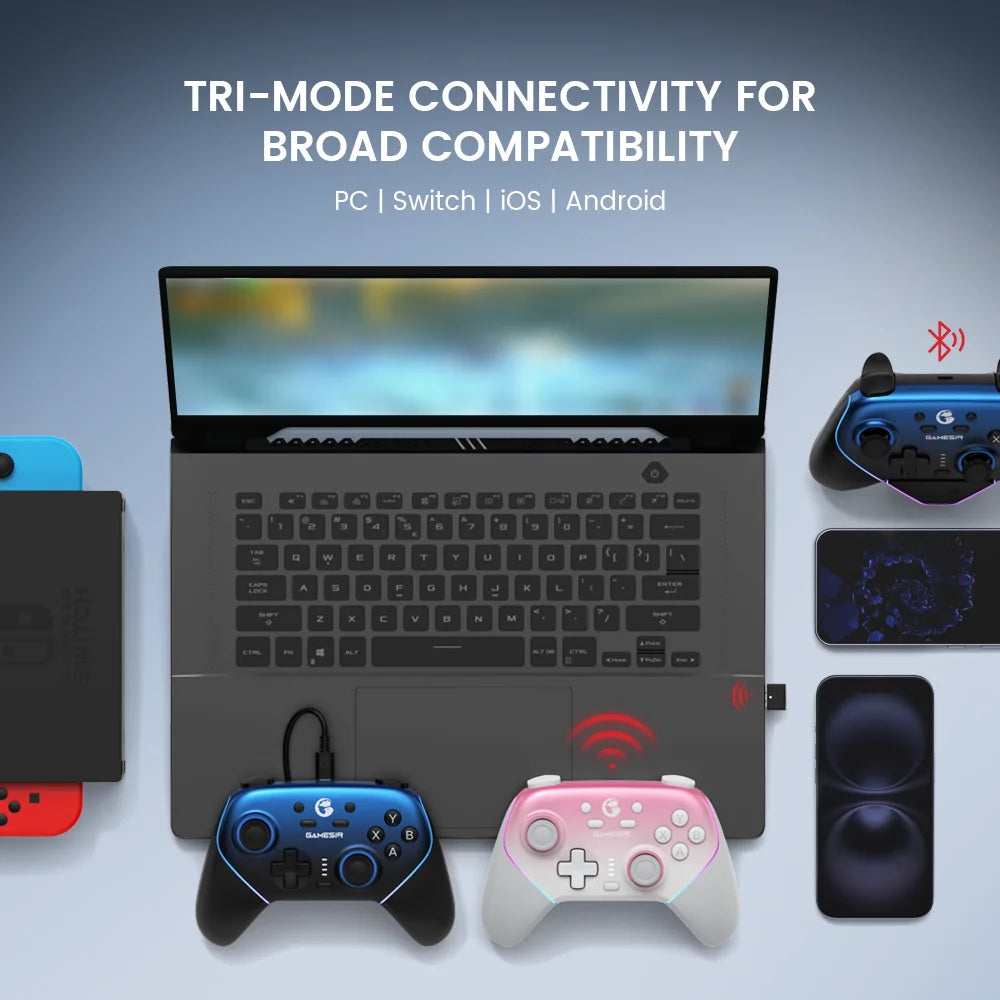 Gamesir Super Nova Wireless Controller T4N Nova Pro Bluetooth Gamepad Hall Effect Joysticks for PC Nintendo Switch Android iOS