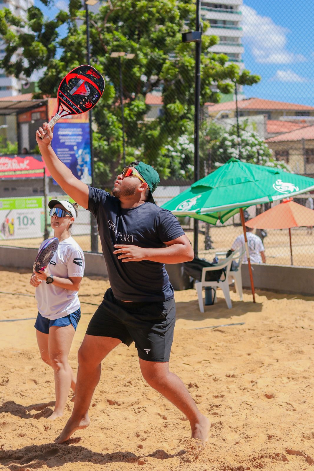 Beach Tennis Racket 3k 100% Carbon. Professional Line 2026 FBC SPORT