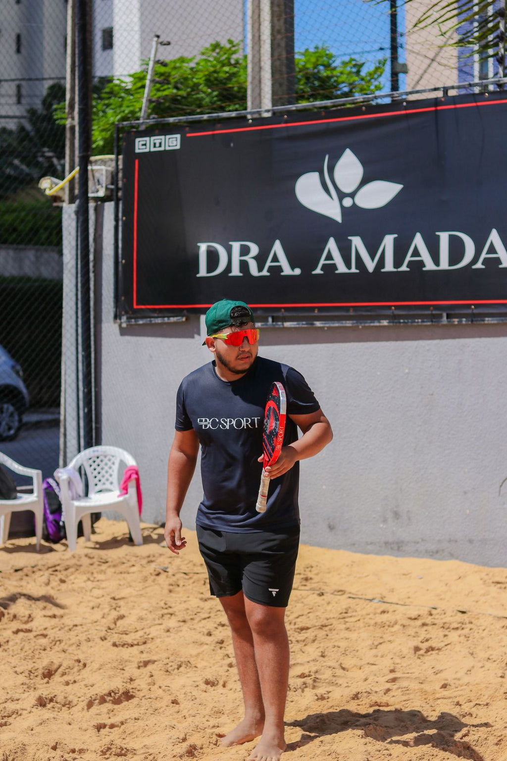 Beach Tennis Racket 3k 100% Carbon. Professional Line 2026 FBC SPORT